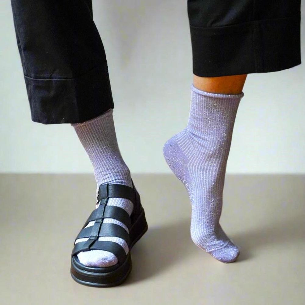 Chaussettes - Chaussettes Klue à Paillettes Lurex en Lyocell eco-responsable - KLUE