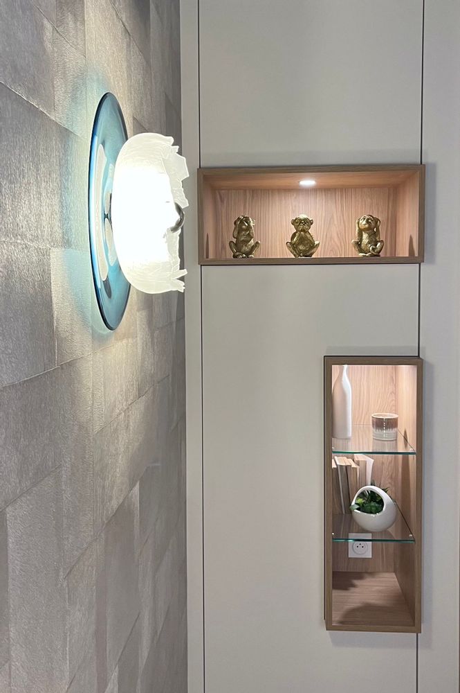 Wall lamps - Applique\" Blown\ " - FLORENCE LEMOINE