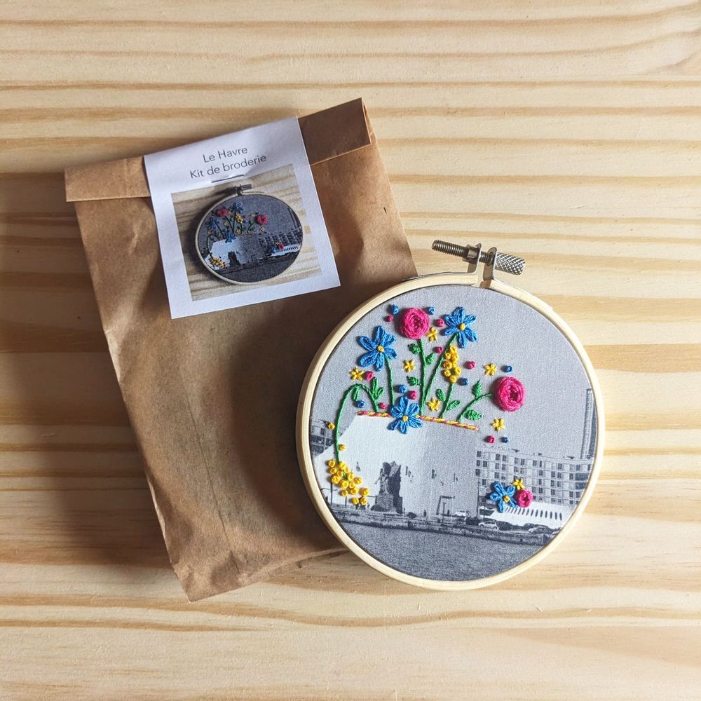 Autres décorations murales - mini kit Toulouse - broderie personnalisable - THE COMPTOIR