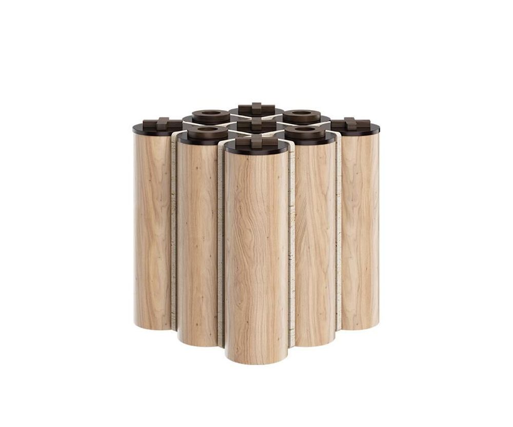 Autres tables  - Kensington Tic-Tac-Toe Table Handmade by Wood Tailors Club - WOOD TAILORS CLUB