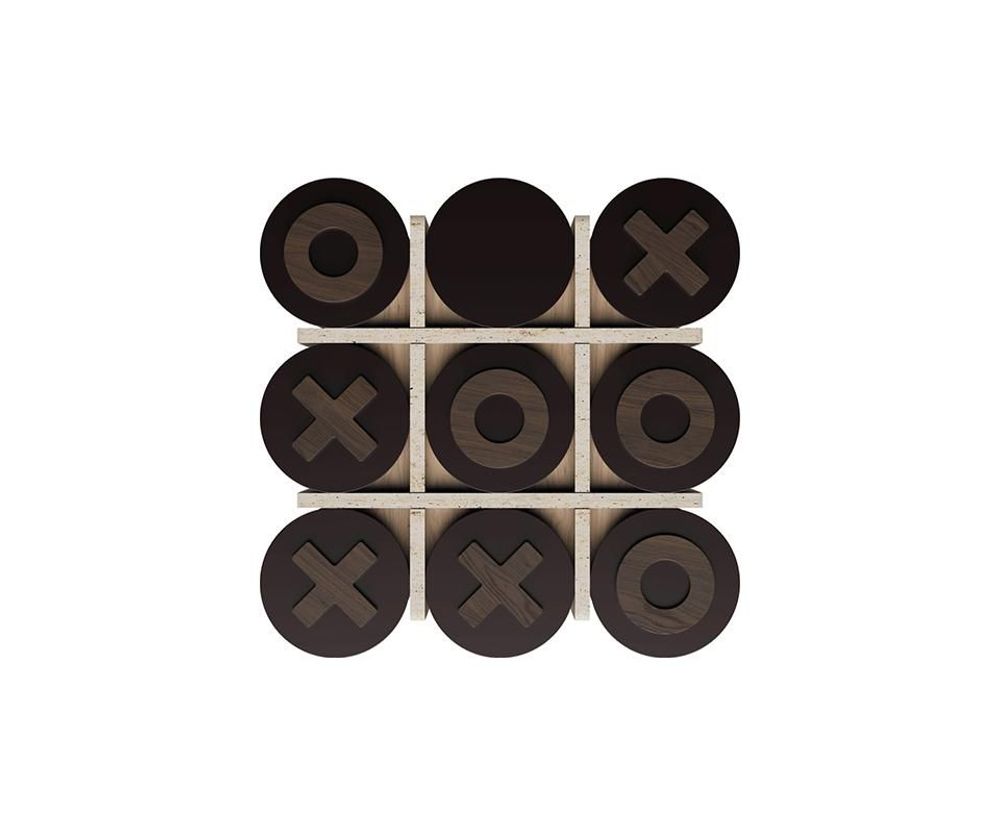 Autres tables  - Kensington Tic-Tac-Toe Table Handmade by Wood Tailors Club - WOOD TAILORS CLUB