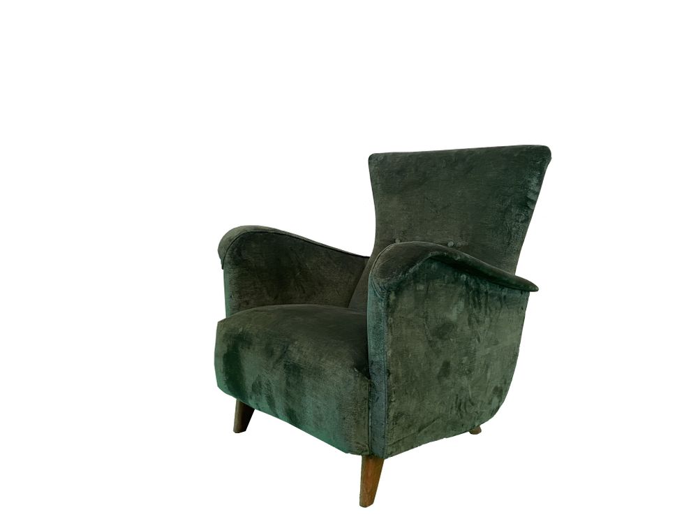 Armchairs - Poltrona In Velluto di Lino - MARILA ZANELLA