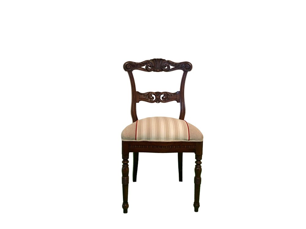 Chairs - Walnut carved chairs - MARILA ZANELLA