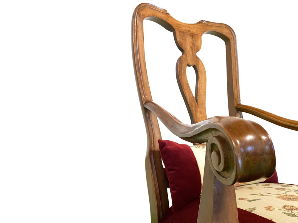 Chairs - Chair with silk insert - MARILA ZANELLA