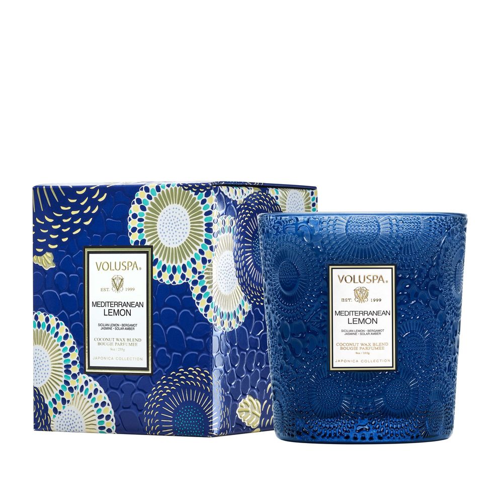 Candles - Mediterranean Lemon Classic Candle - VOLUSPA