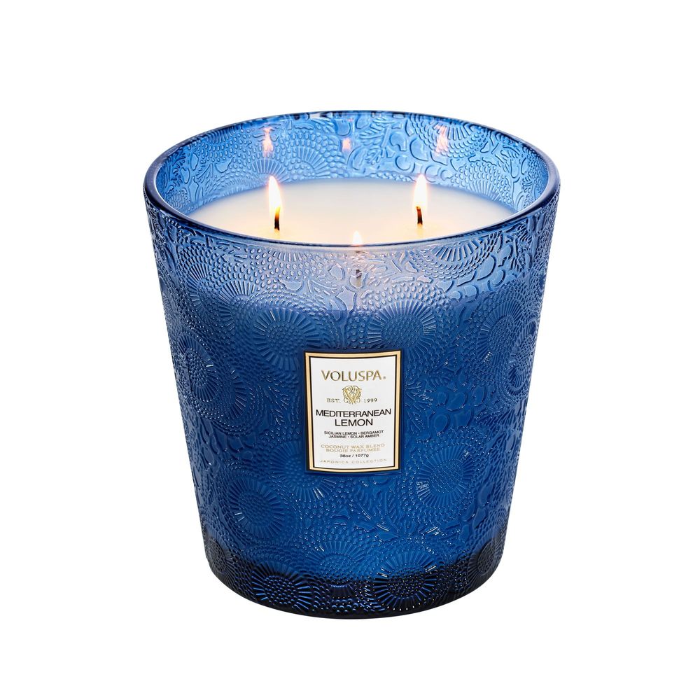 Candles - Candle - 3W Mediterranean lemon fireplace - VOLUSPA