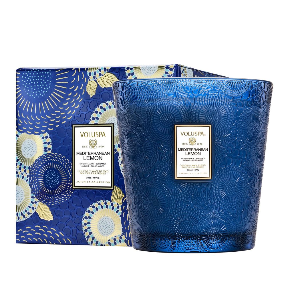 Candles - Candle - 3W Mediterranean lemon fireplace - VOLUSPA