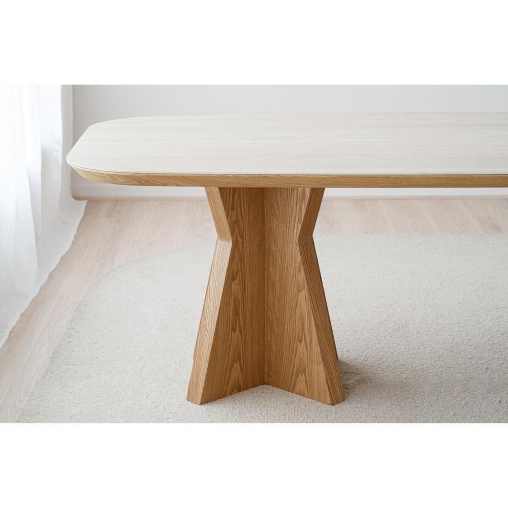 Dining Tables - DINING TABLES. CERAMIC TOP AND ASH VENEER - VP INTERIORISMO
