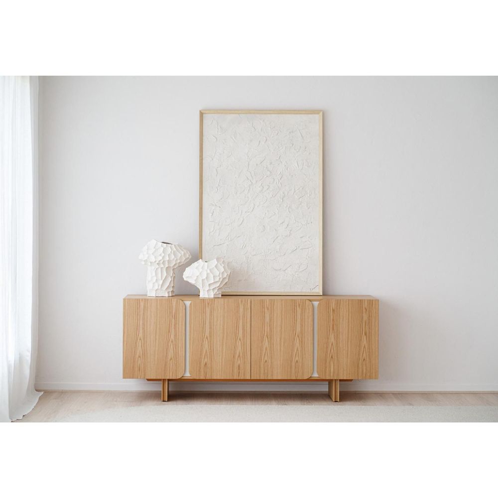 Sideboards - FURNITURE COLLECTION. NATURAL ASH VENEER AND METAL DETAILS - VP INTERIORISMO