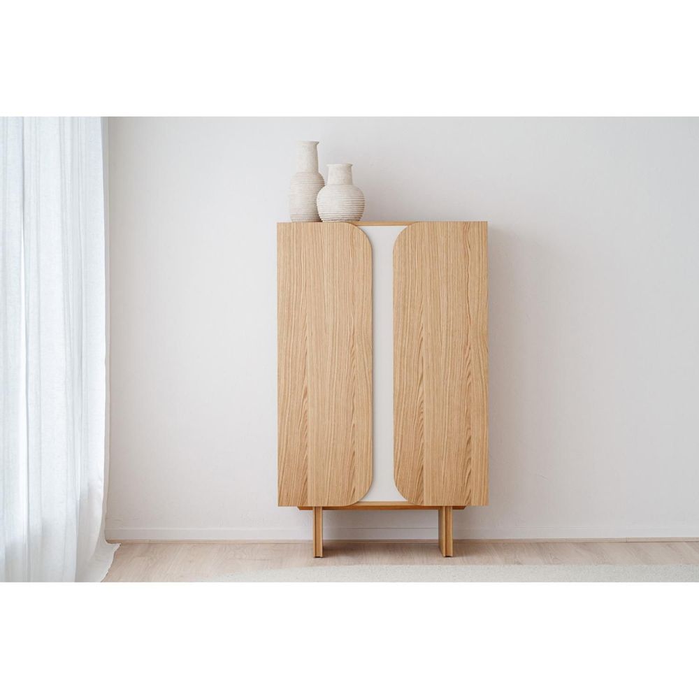 Sideboards - FURNITURE COLLECTION. NATURAL ASH VENEER AND METAL DETAILS - VP INTERIORISMO