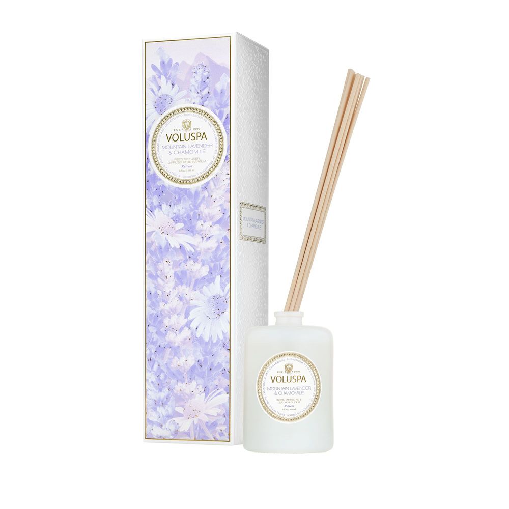 Home fragrances - Mountain Lavender & Chamomile Reed Diffuser - VOLUSPA