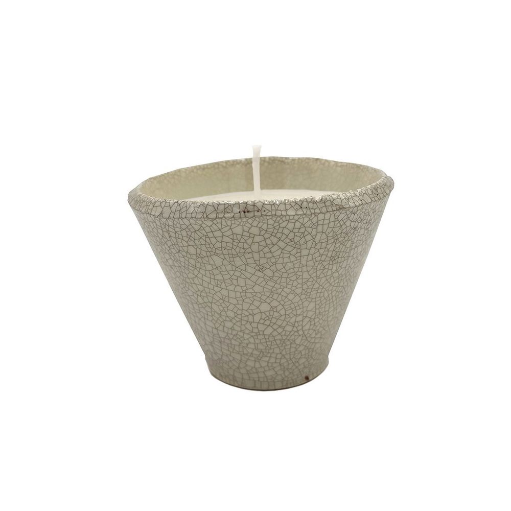 Bougies - Bougie ancienne en céramique CITRONELA taille M - WAX DESIGN - BARCELONA
