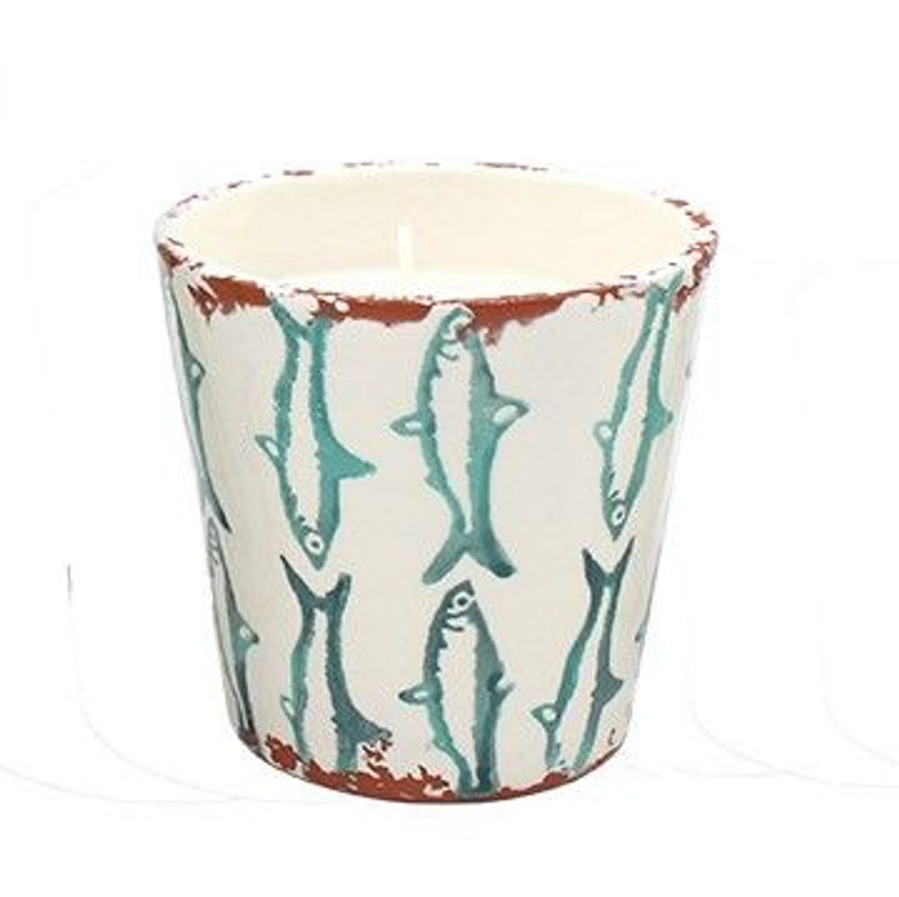 Candles - Ceraminc fish scented candle size M - WAX DESIGN - BARCELONA
