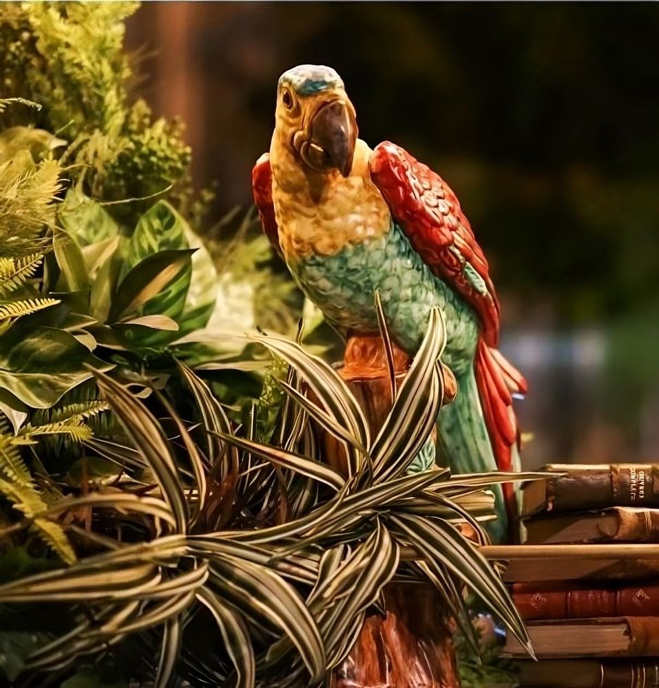 Decorative objects - Ceramic parrot - GUADARTE