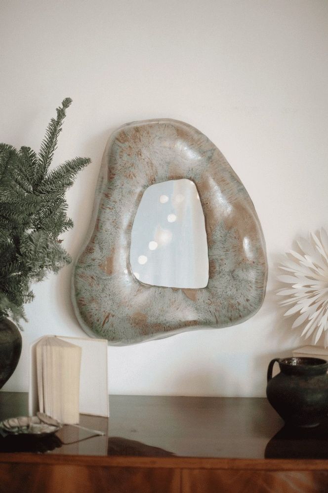 Miroirs - Miroir en céramique NESAMOVYTE - GALERIE SANA MOREAU