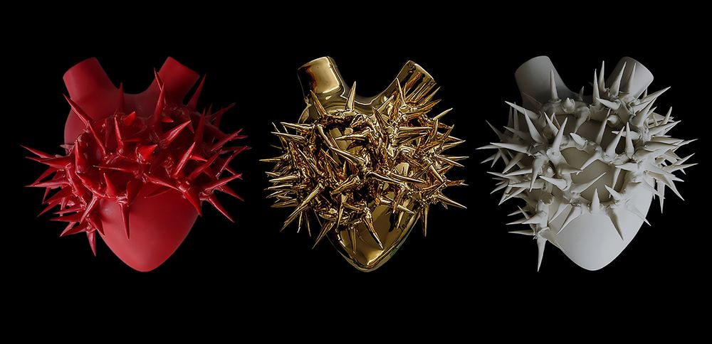 Objets design - HEART OF GOLD - ELICA STUDIO