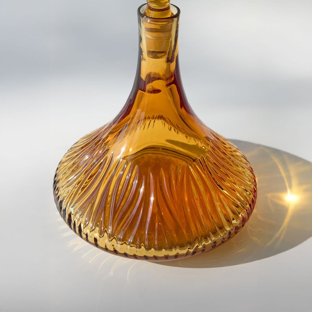 Crystal ware - MAESTRALE bottle - STUDIO BOJOLA