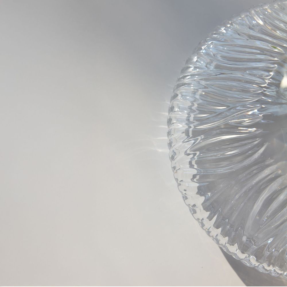 Crystal ware - MAESTRALE bottle clear - STUDIO BOJOLA