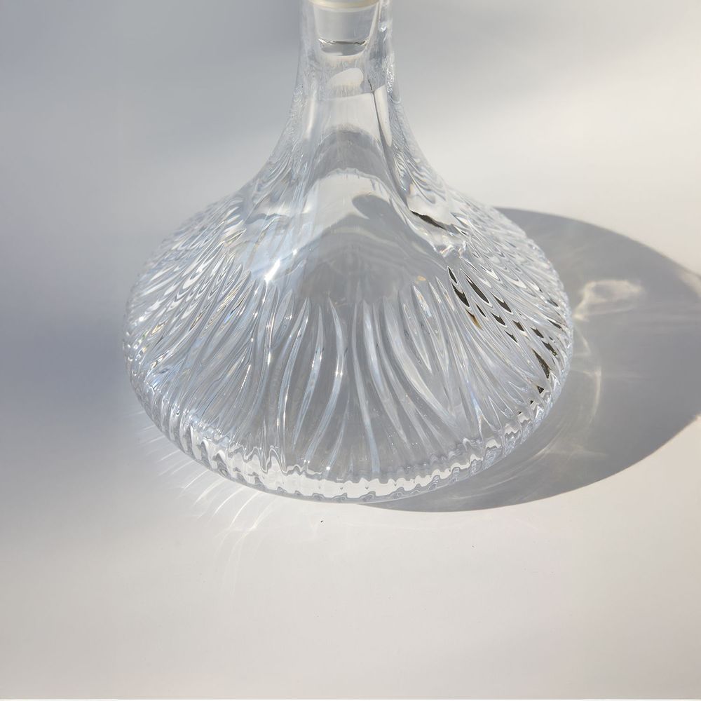 Crystal ware - MAESTRALE bottle clear - STUDIO BOJOLA