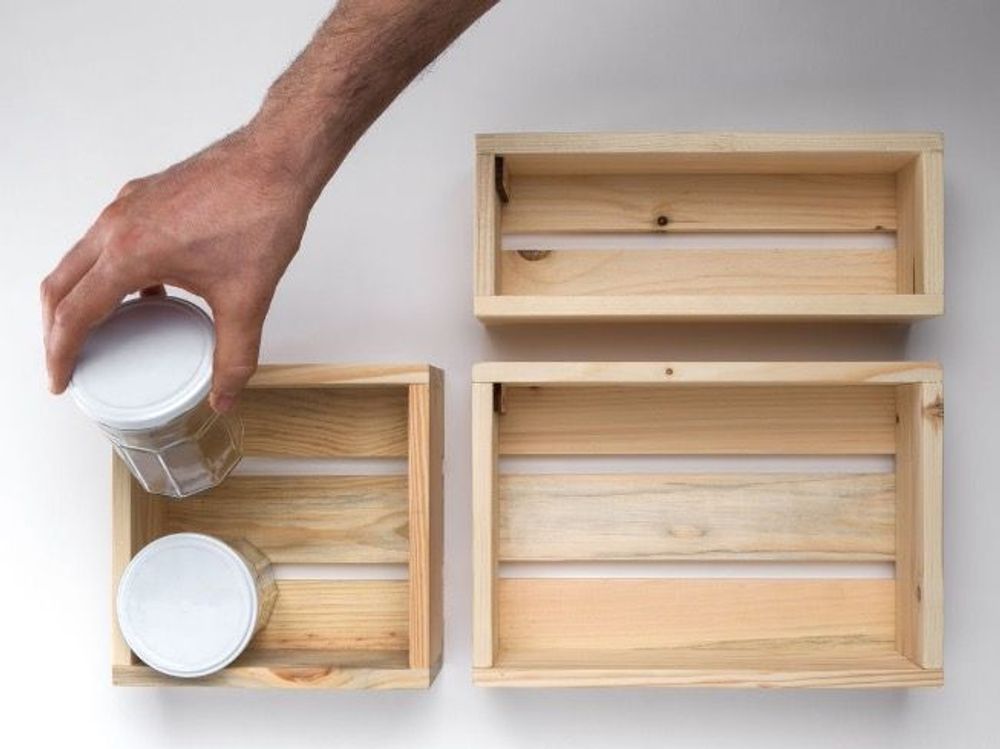 Decorative objects - Caissettes Bois Recyclé - LIEU MULTIPLE