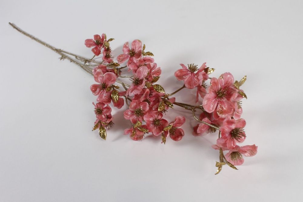 Floral decoration - Pink artificial cherry H87cm - LE COMPTOIR.COM