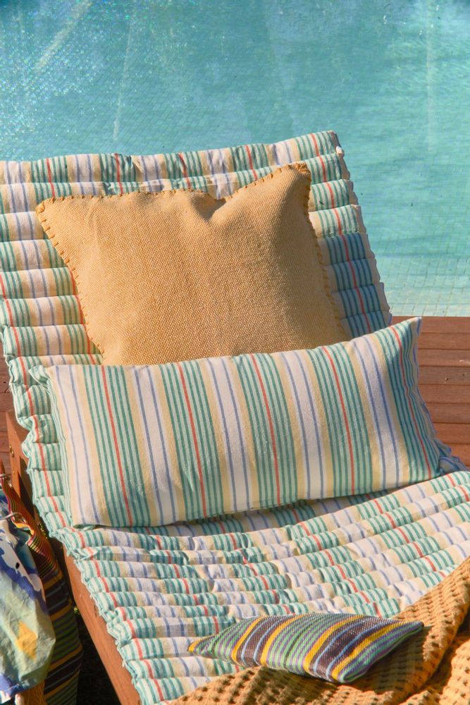 Fabric cushions - BEACH CHAIR PAD. - CALMA HOUSE