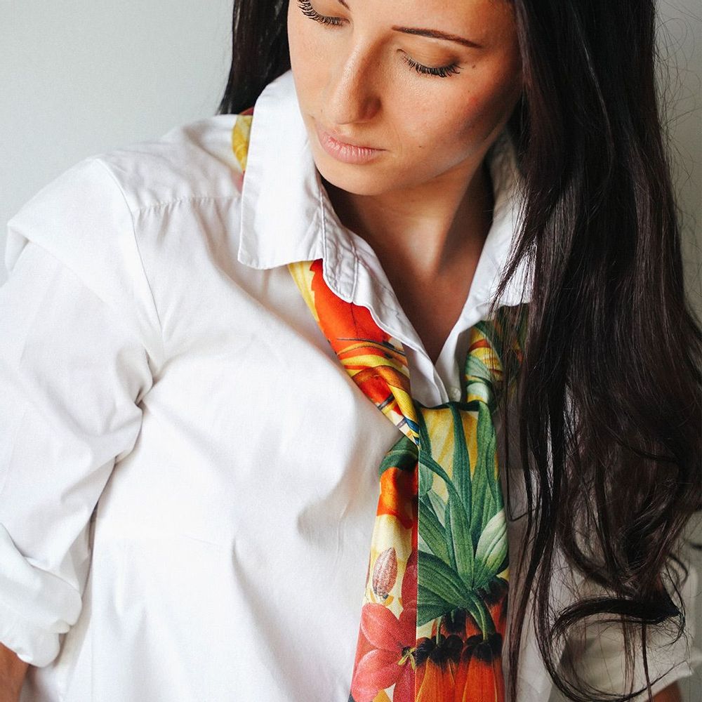 Scarves - Twilly Parakeet - PATRICIA LAUZES