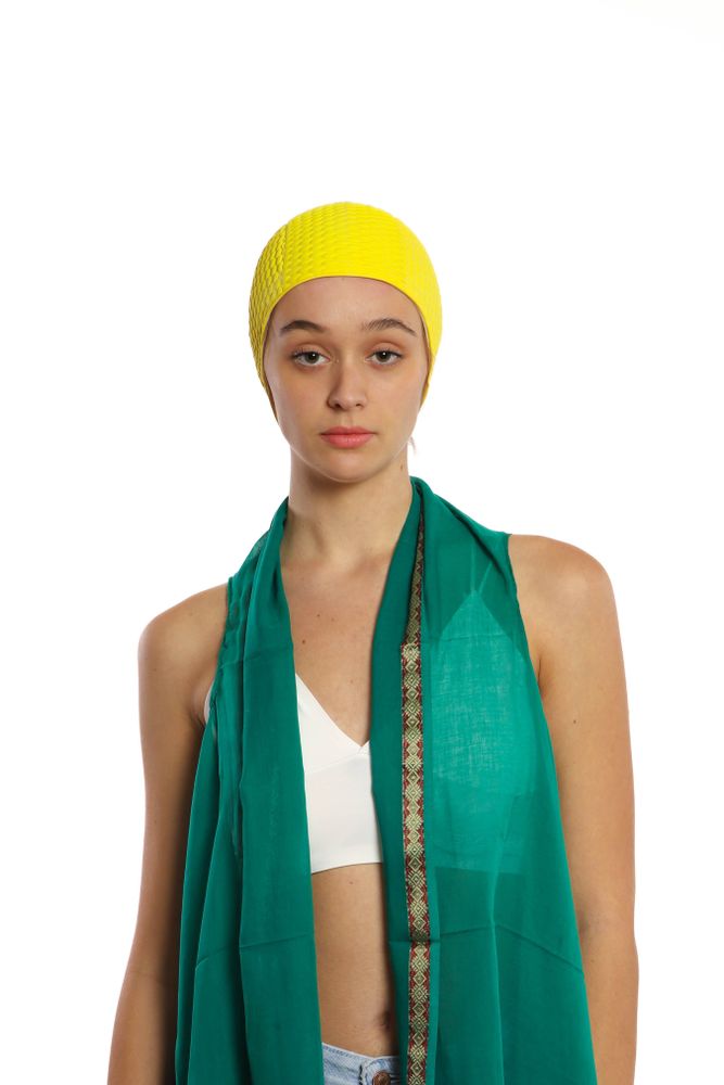 Accessoires cheveux - Jaune Bonnet de bain rétro - KORES ACCESSORIES