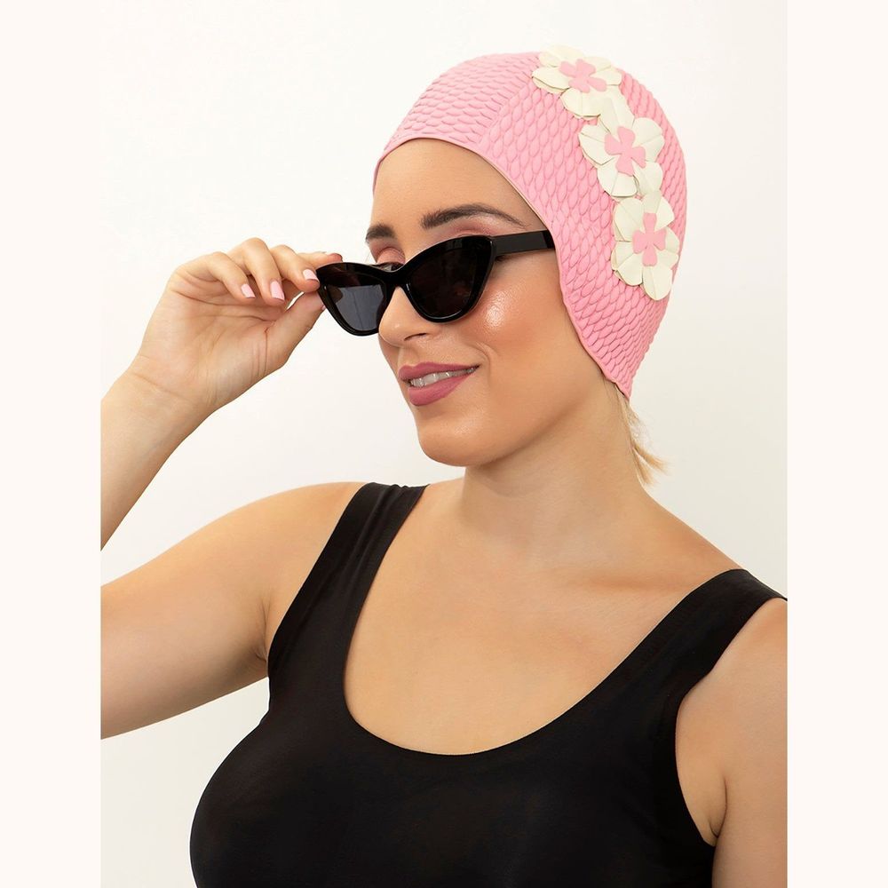 Accessoires cheveux - Rose Bonnet Avec trois Fleurs - KORES ACCESSORIES