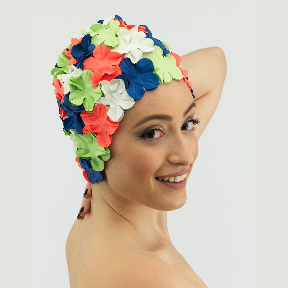 Accessoires cheveux - Bonnet de bain Fleurs Multicolore - KORES ACCESSORIES