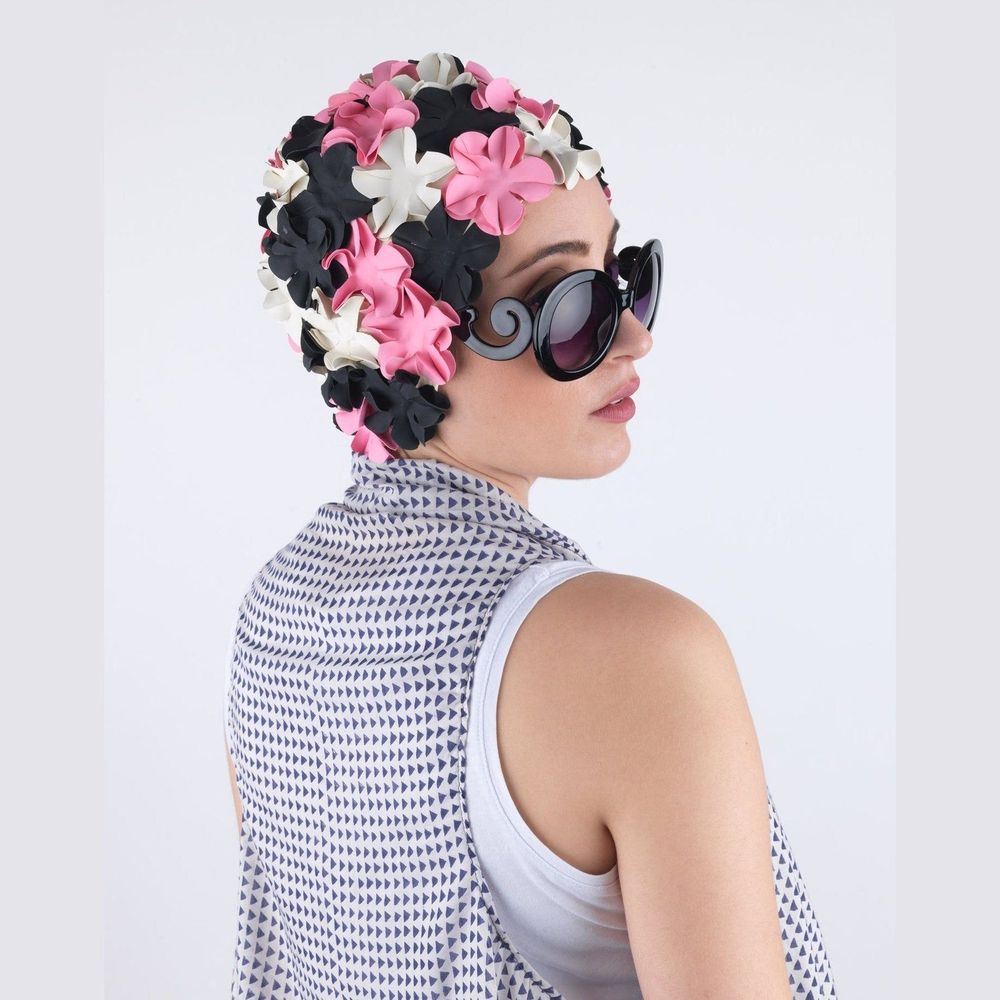 Accessoires cheveux - Bonnet de bain Fleurs Multicolore - KORES ACCESSORIES