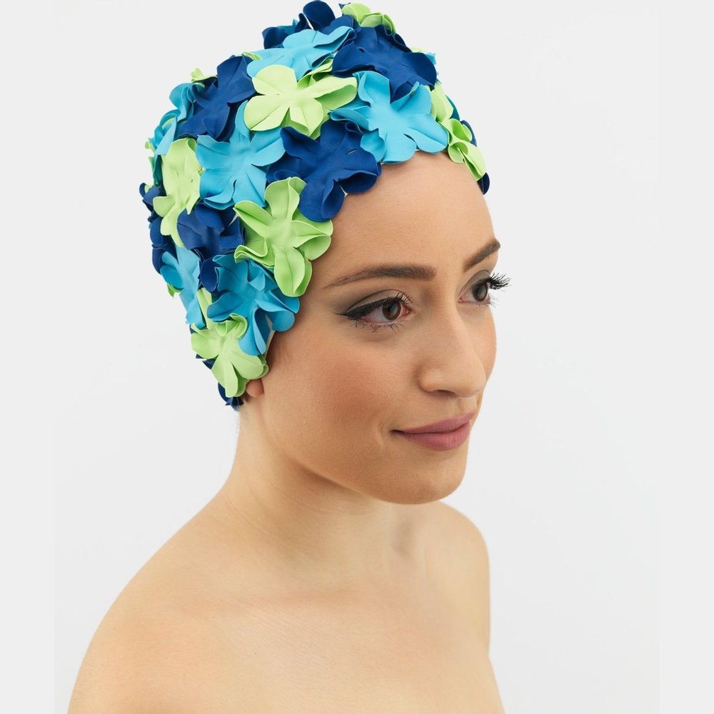 Accessoires cheveux - Bonnet de bain Fleurs Multicolore - KORES ACCESSORIES