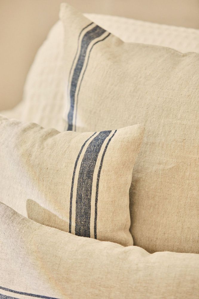 Fabric cushions - LINEN CUSHION COVERS - CALMA HOUSE