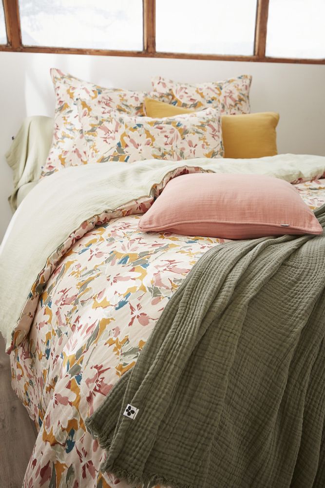 Linge de lit - La gaze de coton, bien sûr ! - L'EFFET PAPILLON