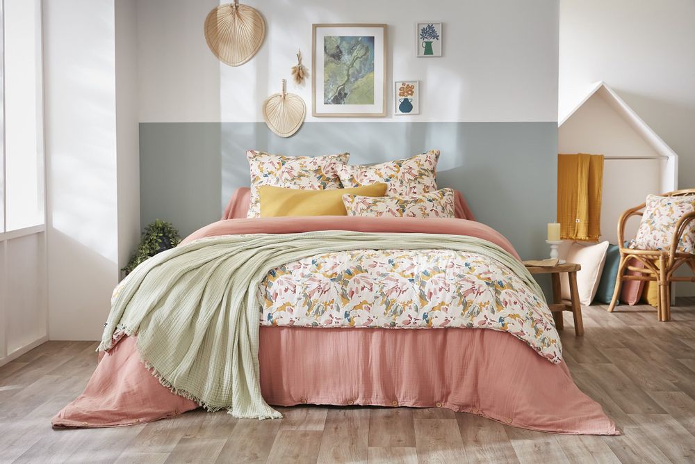 Linge de lit - La gaze de coton, bien sûr ! - L'EFFET PAPILLON
