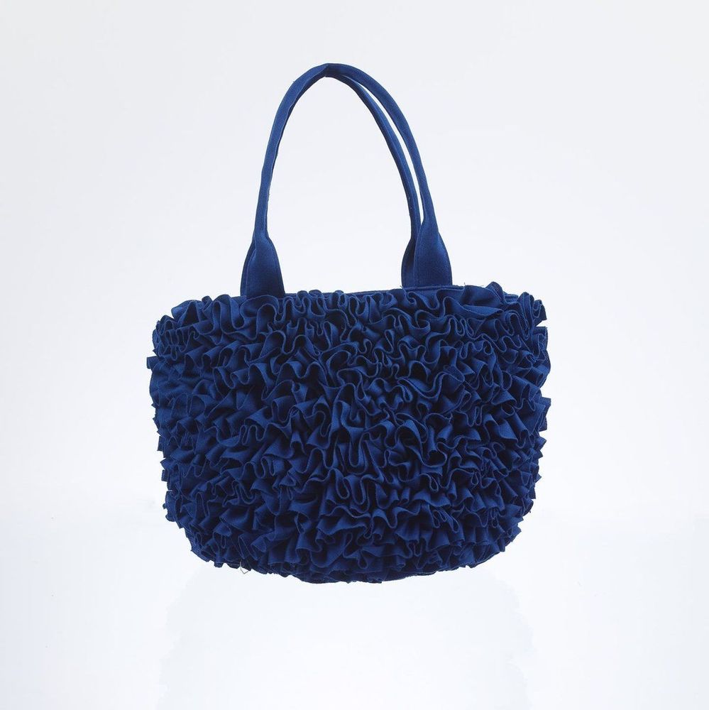 Bags and totes - Ruffle Bag With Handles - KORES ACCESSORIES