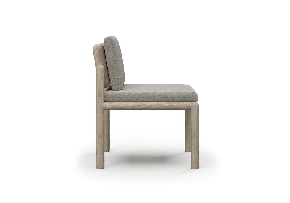 Chairs - Caleo-Ash Armless Dining Chair - SNOC