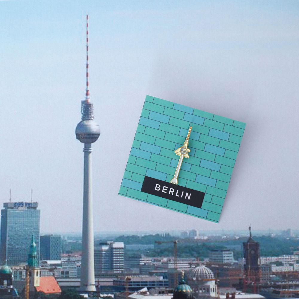 Brooches - Pin Fernsehturm - PINPINPIN.IT