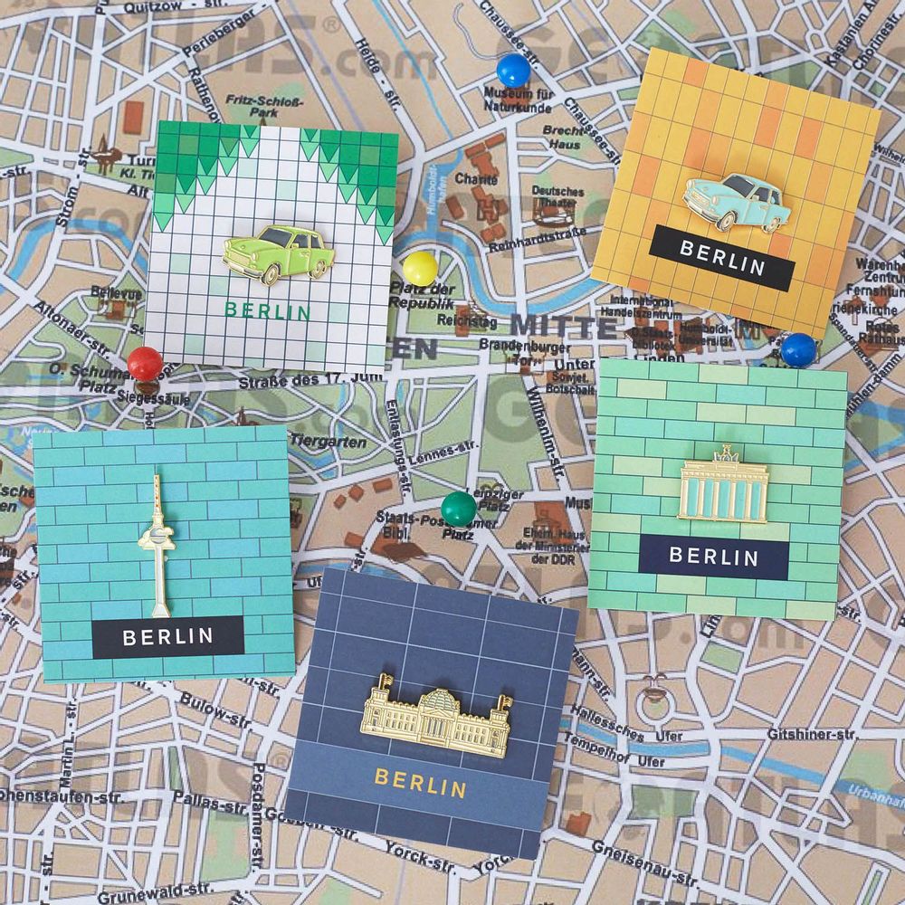 Brooches - Pin Fernsehturm - PINPINPIN.IT