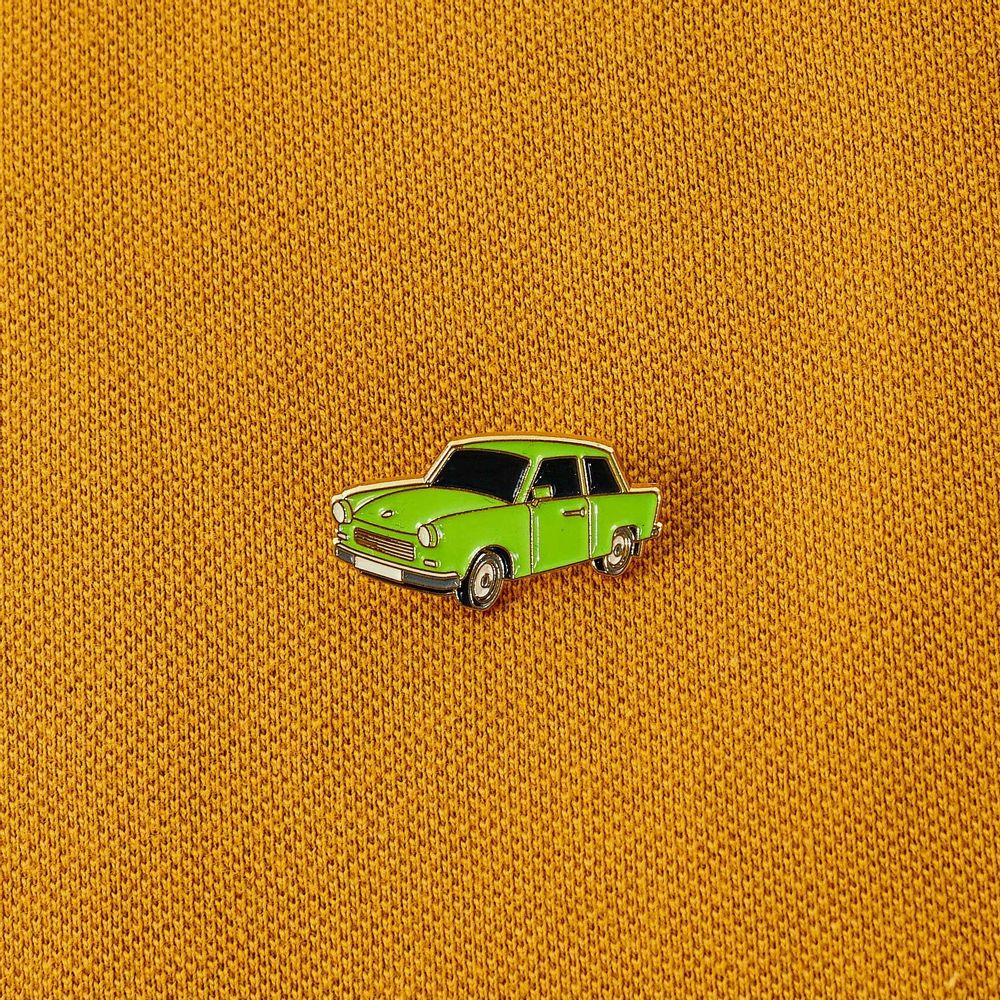 Brooches - Pin Trabant Green - PINPINPIN.IT