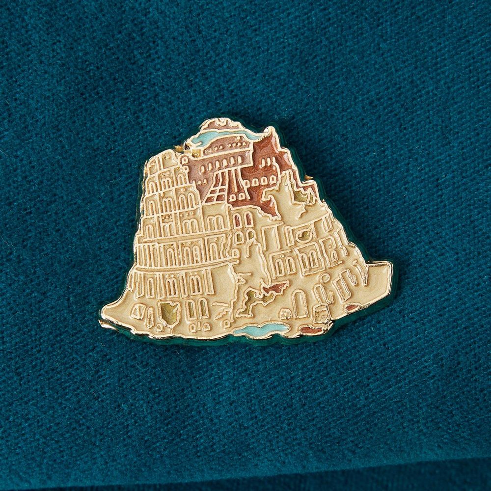 Broches - Pin's La Tour Ancienne de Babel - Pieter Bruegel, 1563 - PINPINPIN.IT