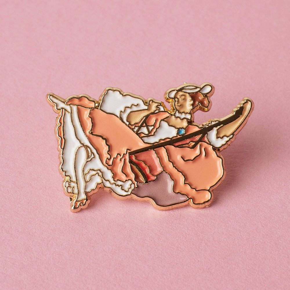 Broches - Épinglette La Balançoire - Jean-Honoré Fragonard, 1767 - PINPINPIN.IT