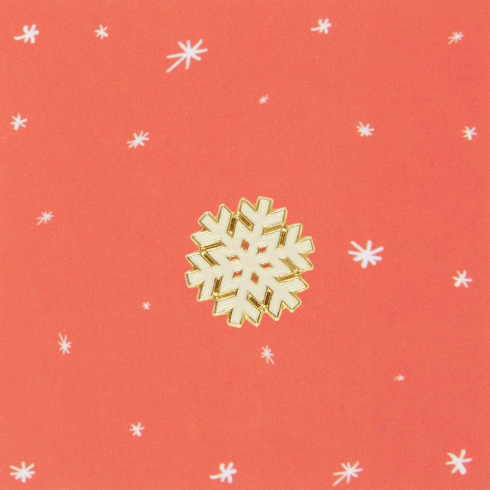 Brooches - Pin Snowflake - PINPINPIN.IT