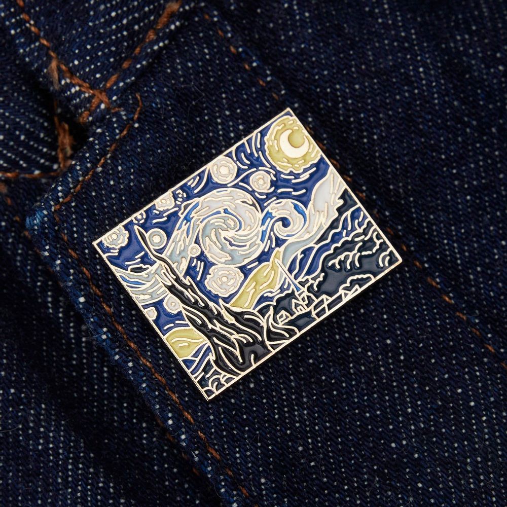 Broches - Pin's La Nuit Étoilée - Vincent van Gogh, 1889 - PINPINPIN.IT