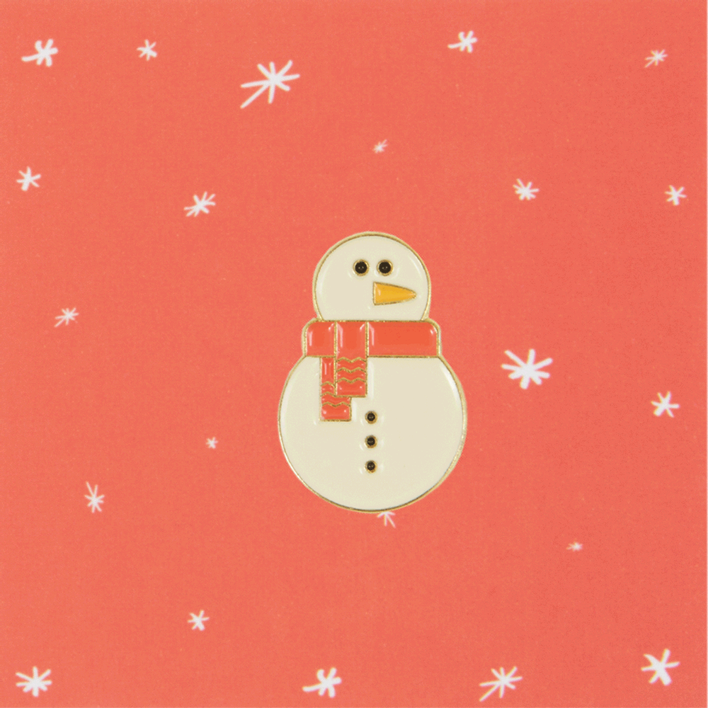 Brooches - Pin Snowman - PINPINPIN.IT