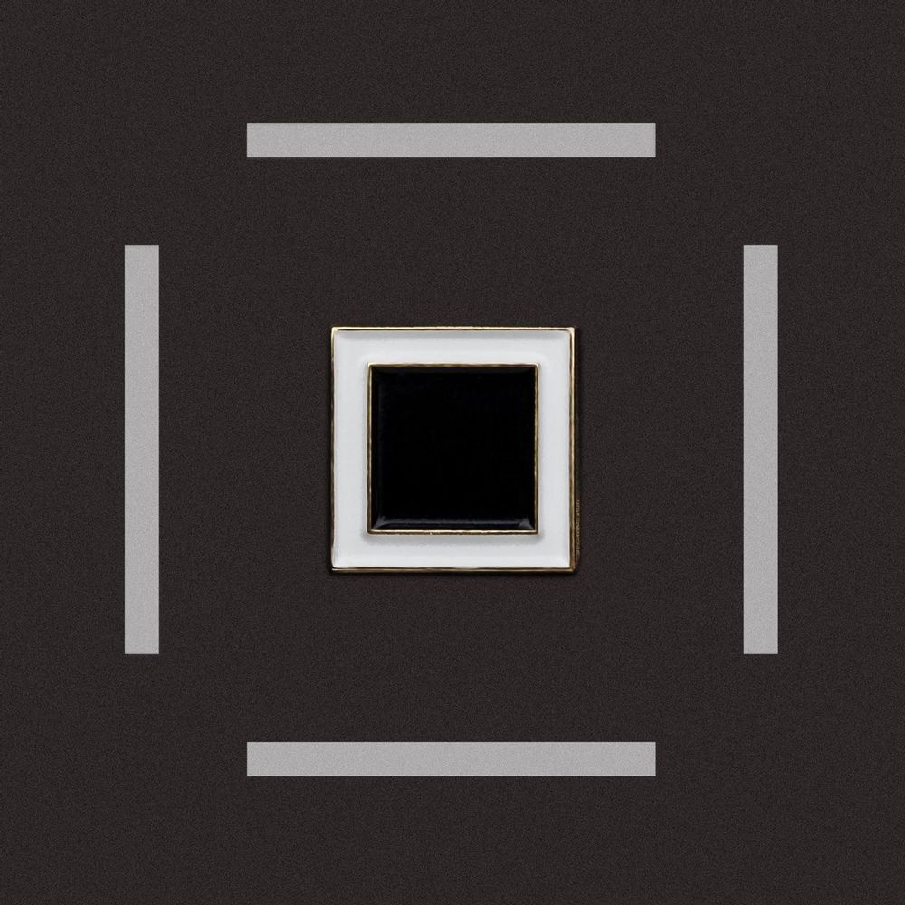 Brooches - Pin Black Square - Kazimir Malevich, 1915 - PINPINPIN.IT