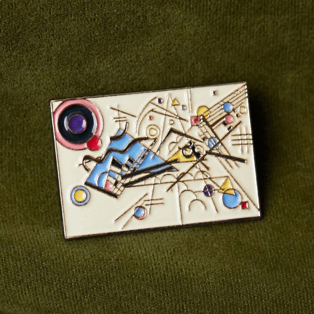 Brooches - Pin Composition VIII - Wassily Kandinsky, 1923 - PINPINPIN.IT