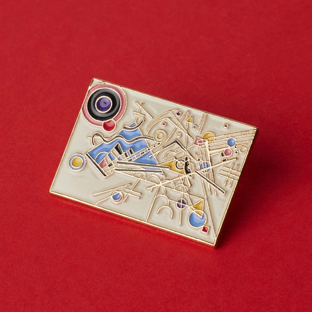 Brooches - Pin Composition VIII - Wassily Kandinsky, 1923 - PINPINPIN.IT