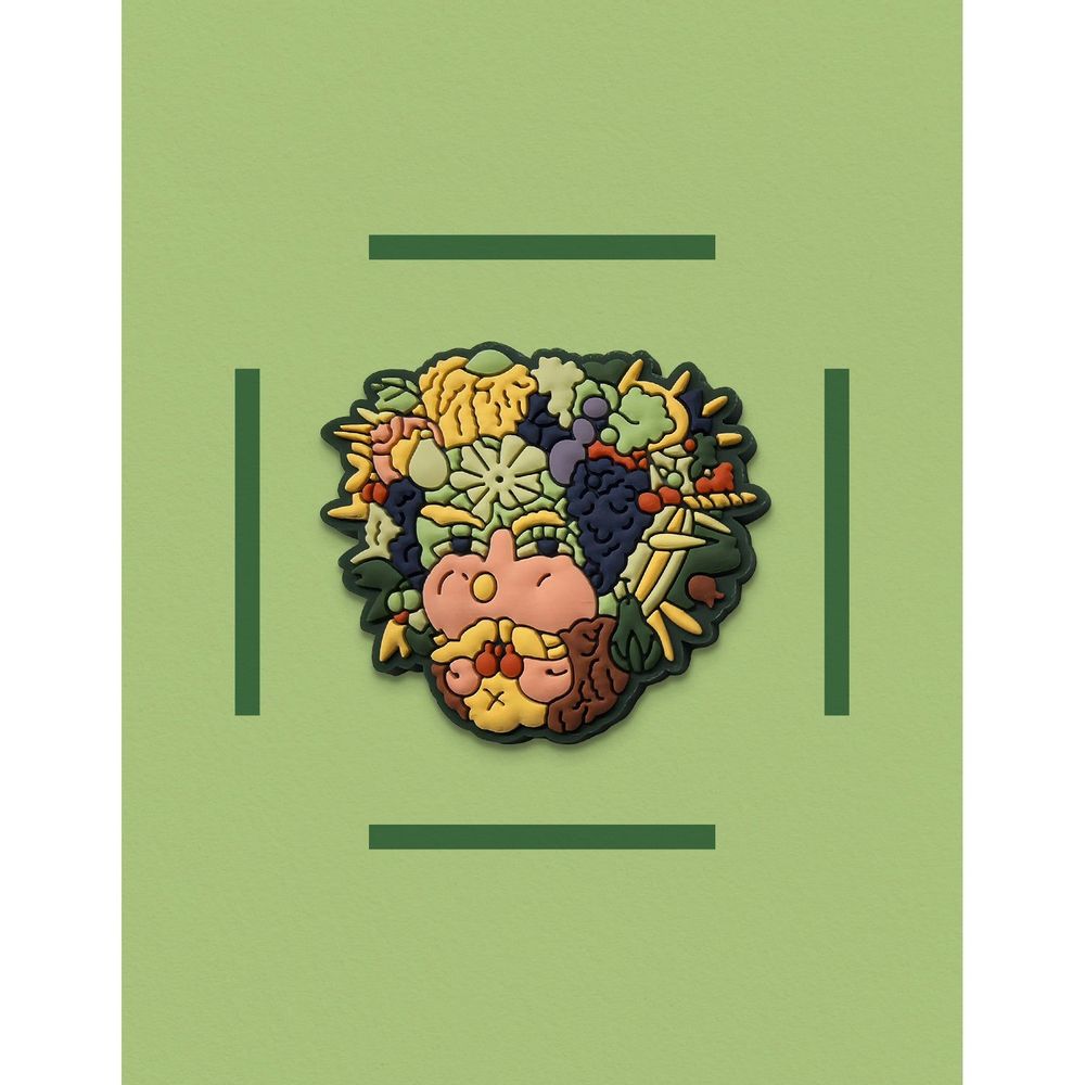 Decorative objects - PVC Magnet Rudolf II of Habsburg as Vertumnus - Giuseppe Arcimboldo, 1590 - PINPINPIN.IT