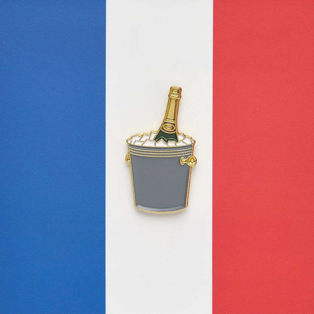 Brooches - Pin Champagne - PINPINPIN.IT
